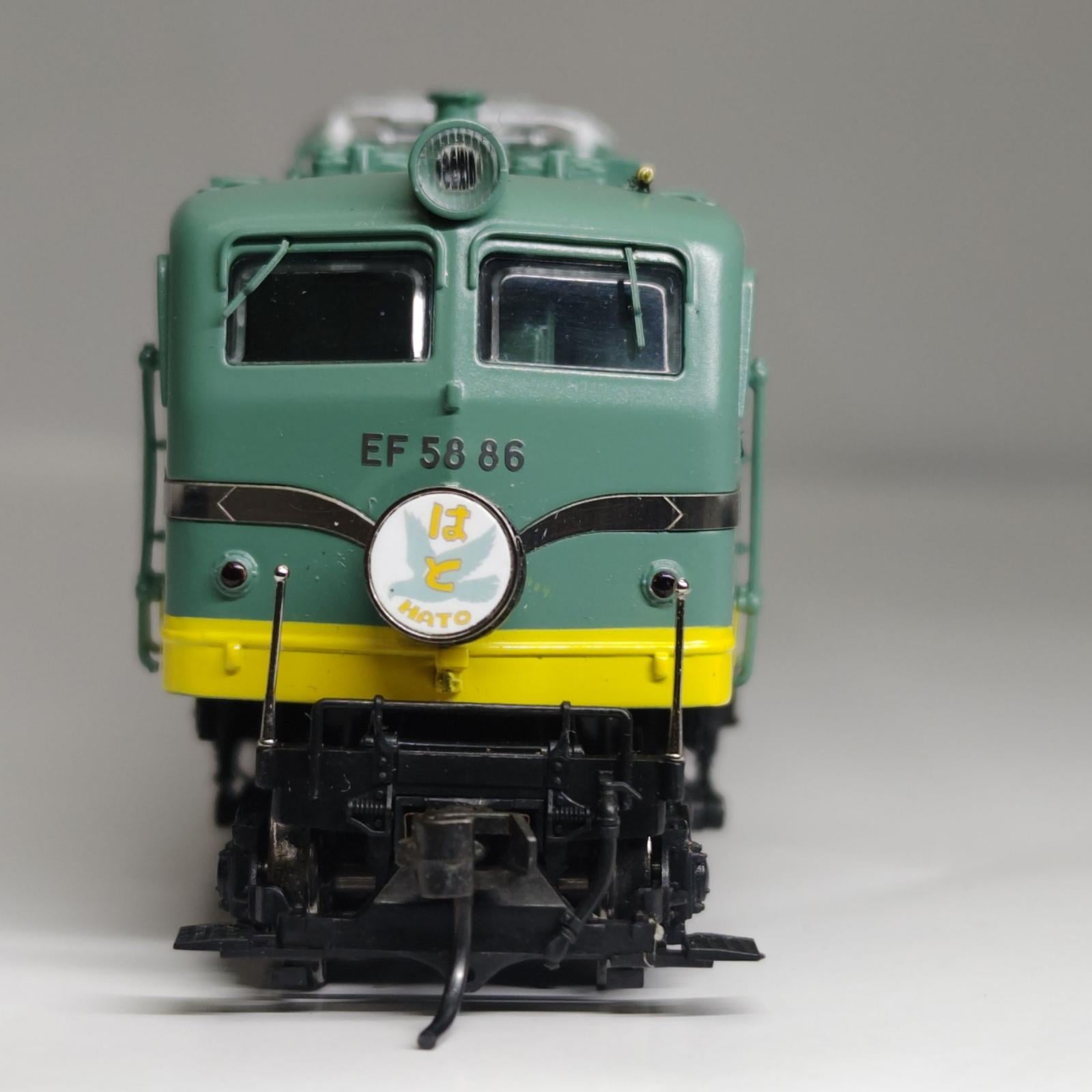 天賞堂 72020 EF58 青大将色 天賞堂 EF58形 電気機関車 小窓 青大将色 天賞堂 鉄道模型車両
