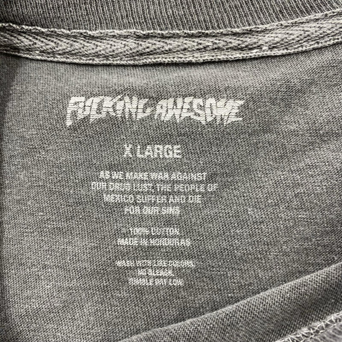 その他トップス FUCKING AWESOME Tシャツ　XL グレー
