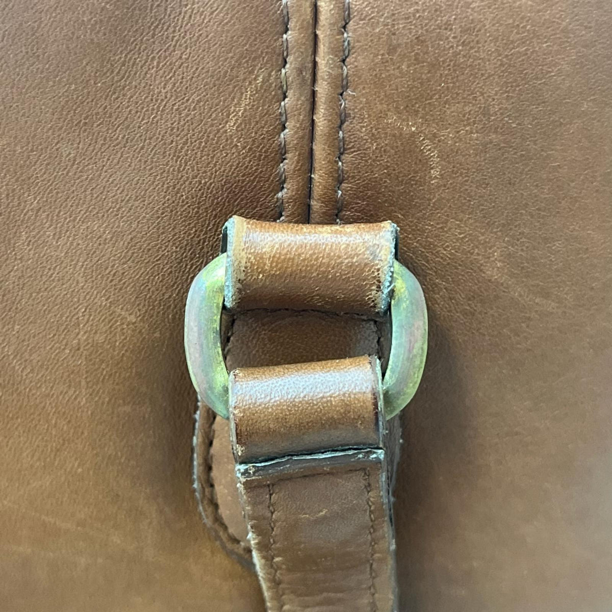 OLD COACH レザートートバッグ 茶