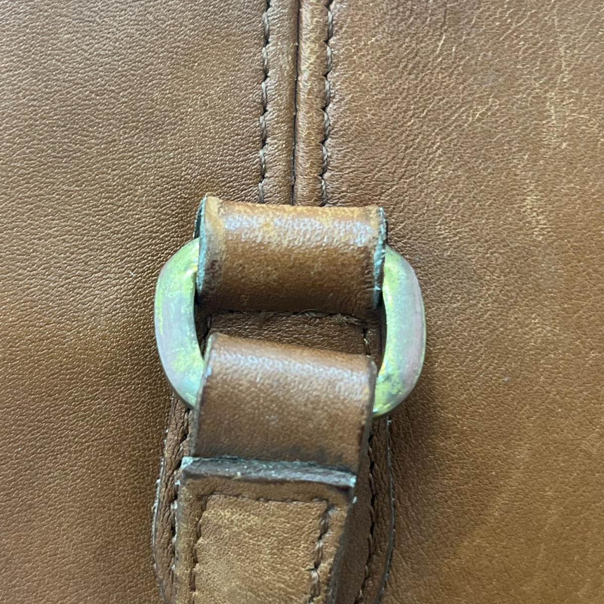 OLD COACH レザートートバッグ 茶