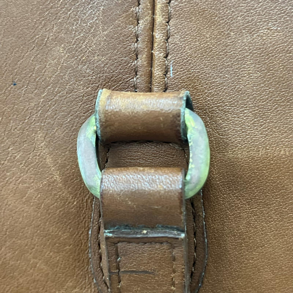 OLD COACH レザートートバッグ 茶