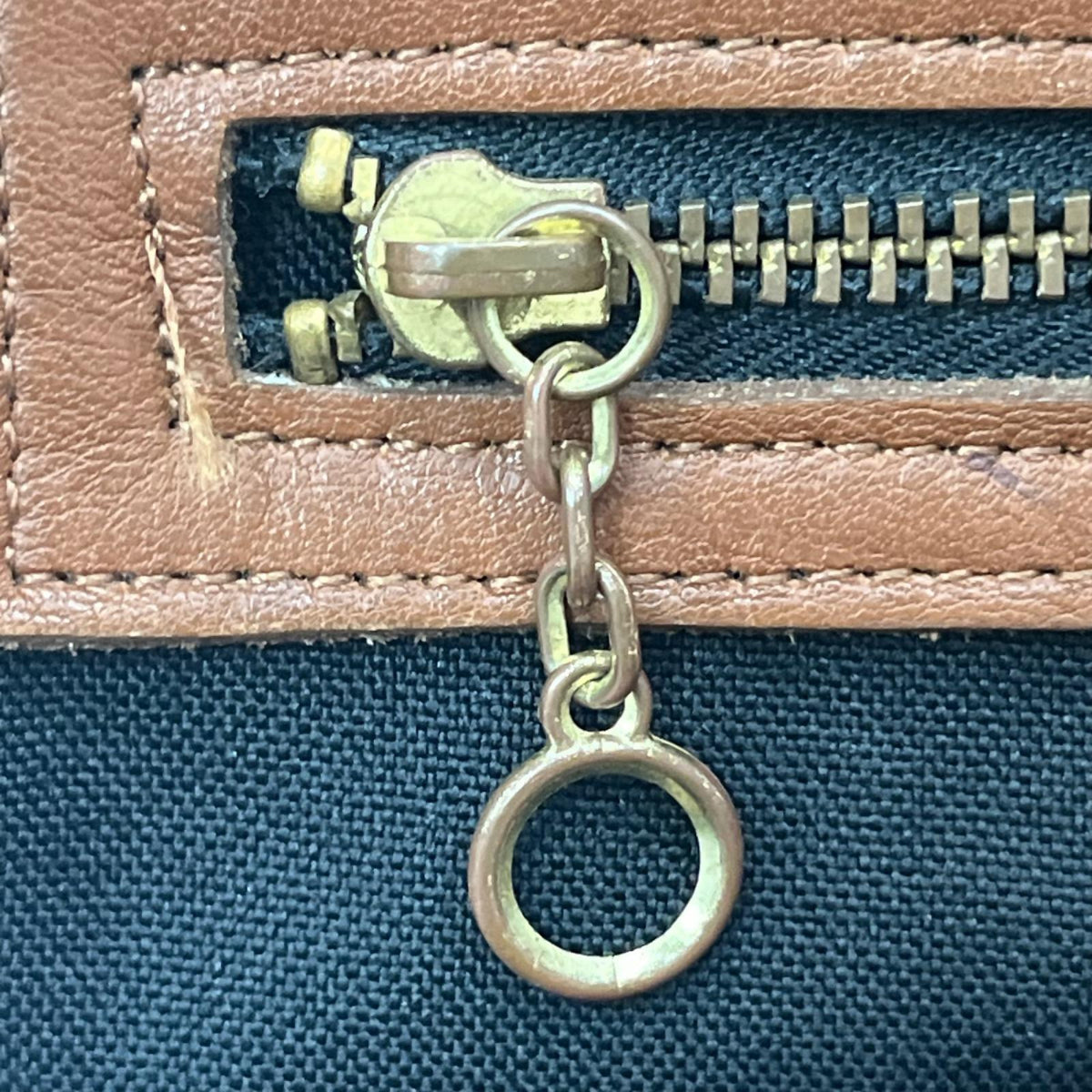 OLD COACH レザートートバッグ 茶