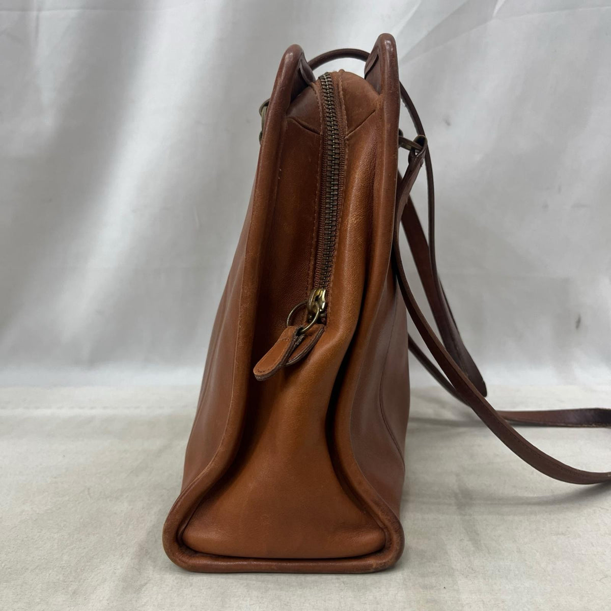 OLD COACH レザートートバッグ 茶