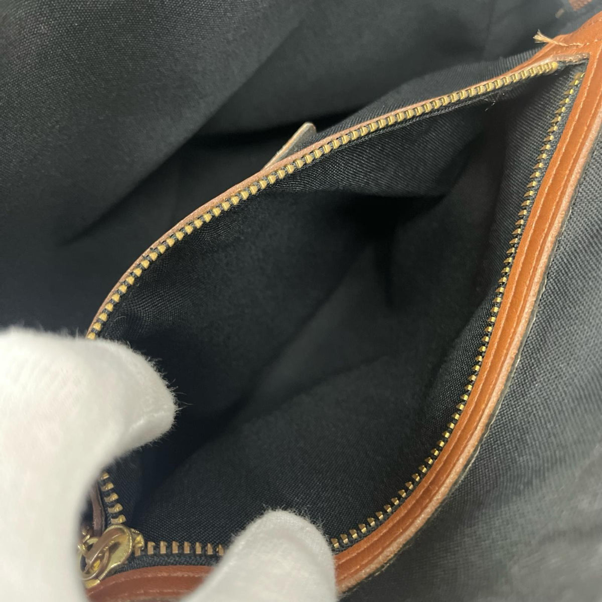 OLD COACH レザートートバッグ 茶