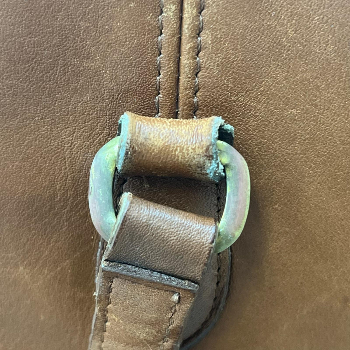 OLD COACH レザートートバッグ 茶