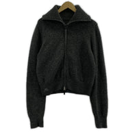 ニット Vuja de カシミヤハイネックジップアップニット　グレー L グレー