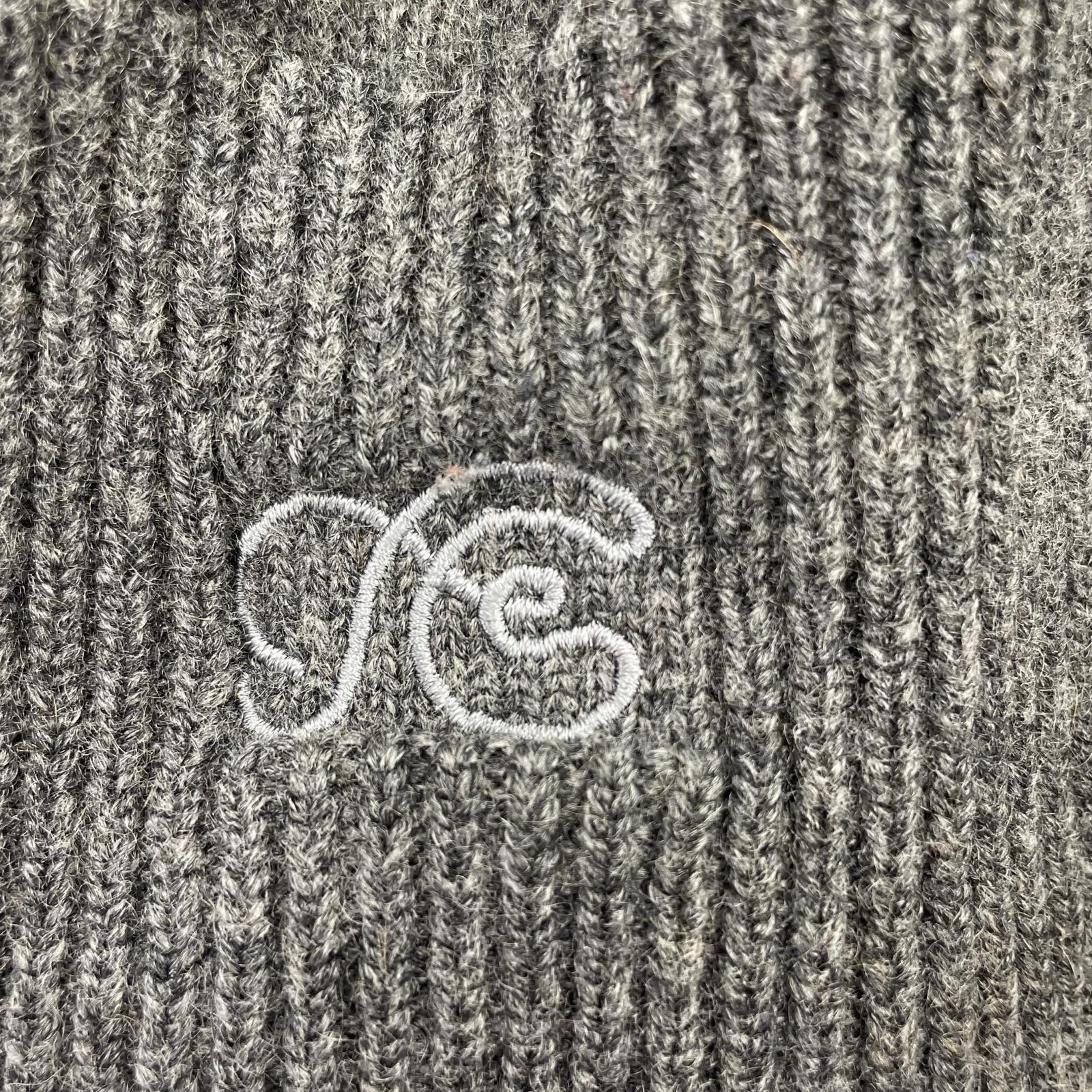 ニット Vuja de カシミヤハイネックジップアップニット　グレー L グレー