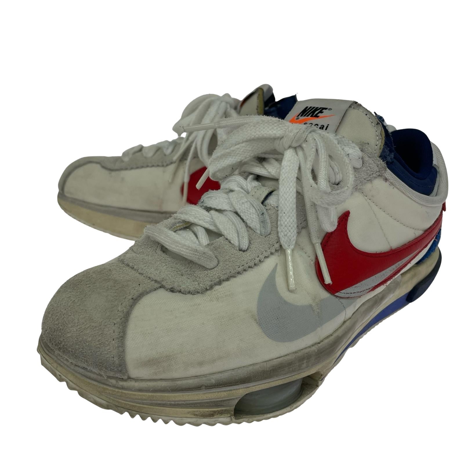 スニーカー ×SACAI ZOOM CORTEZ/26.5 26.5cm (US8 1/2 UK8 EU43) ホワイト