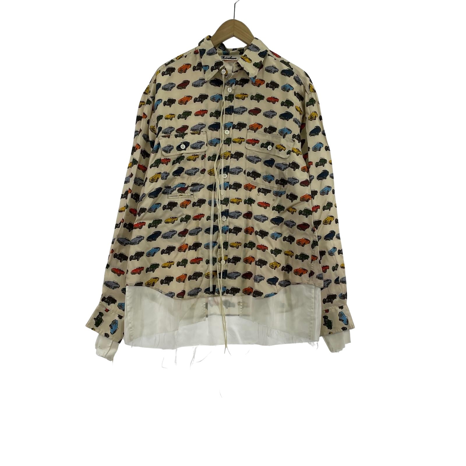 長袖シャツ CLASSIC CARS SHIRTS/F/MID23AW-SH01 ベージュ