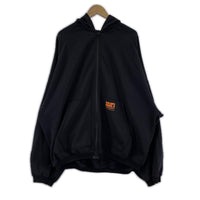 パーカー essay ジップパーカー BLK M ブラック
