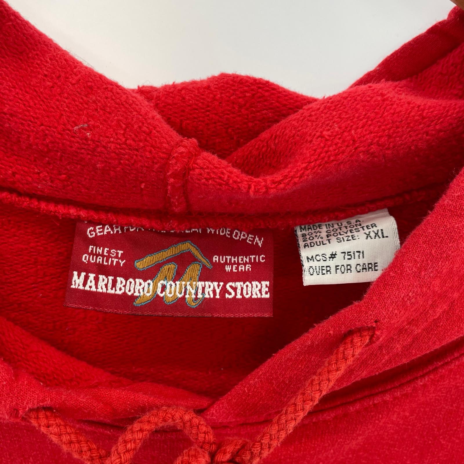 パーカー marlboro country store レッド