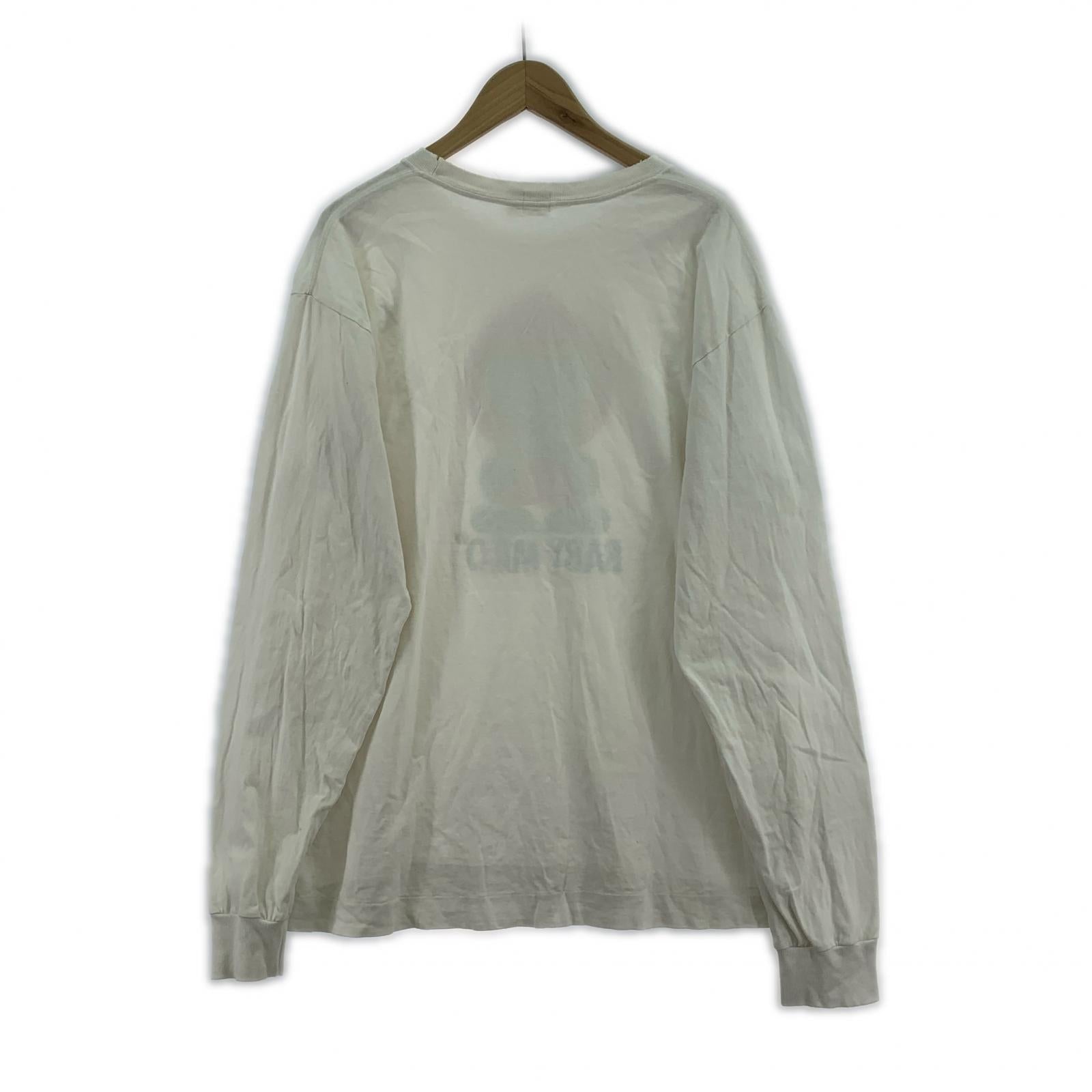 長袖Ｔシャツ BABY MILO ビッグプリントTee L WHT L ホワイト