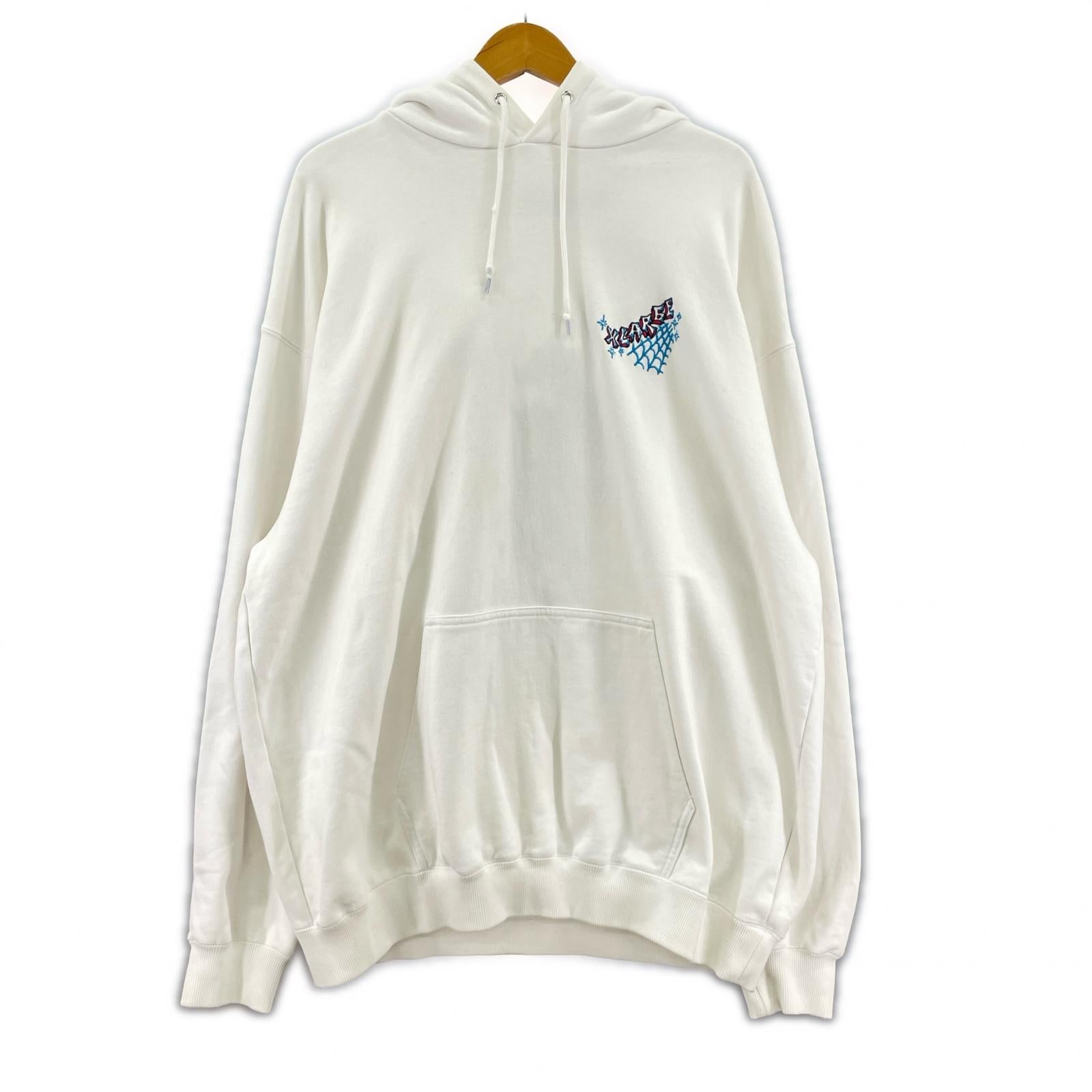パーカー 双頭獣 (XL) 白 ホワイト
