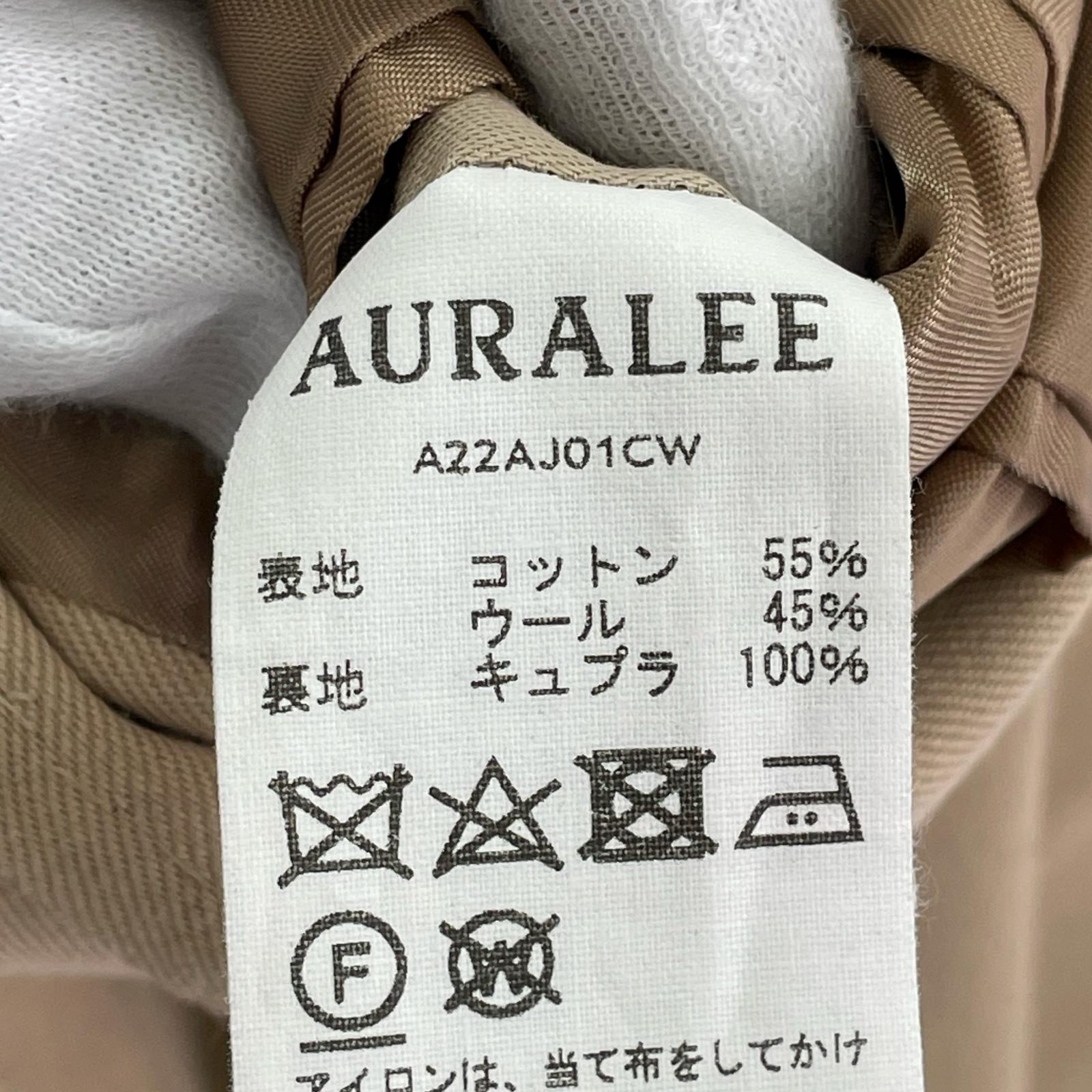 テーラードジャケット SUPER FINE WOOL COTTON TWILL OVER JACKET 3 ベージュ
