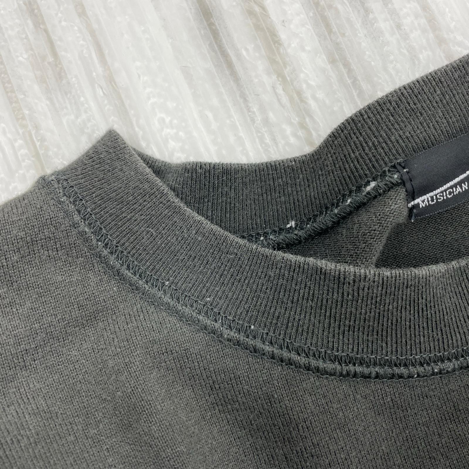 スウェット SUPER BIG LONG T-SHIRT HEAVY T-CLOTH カーキ