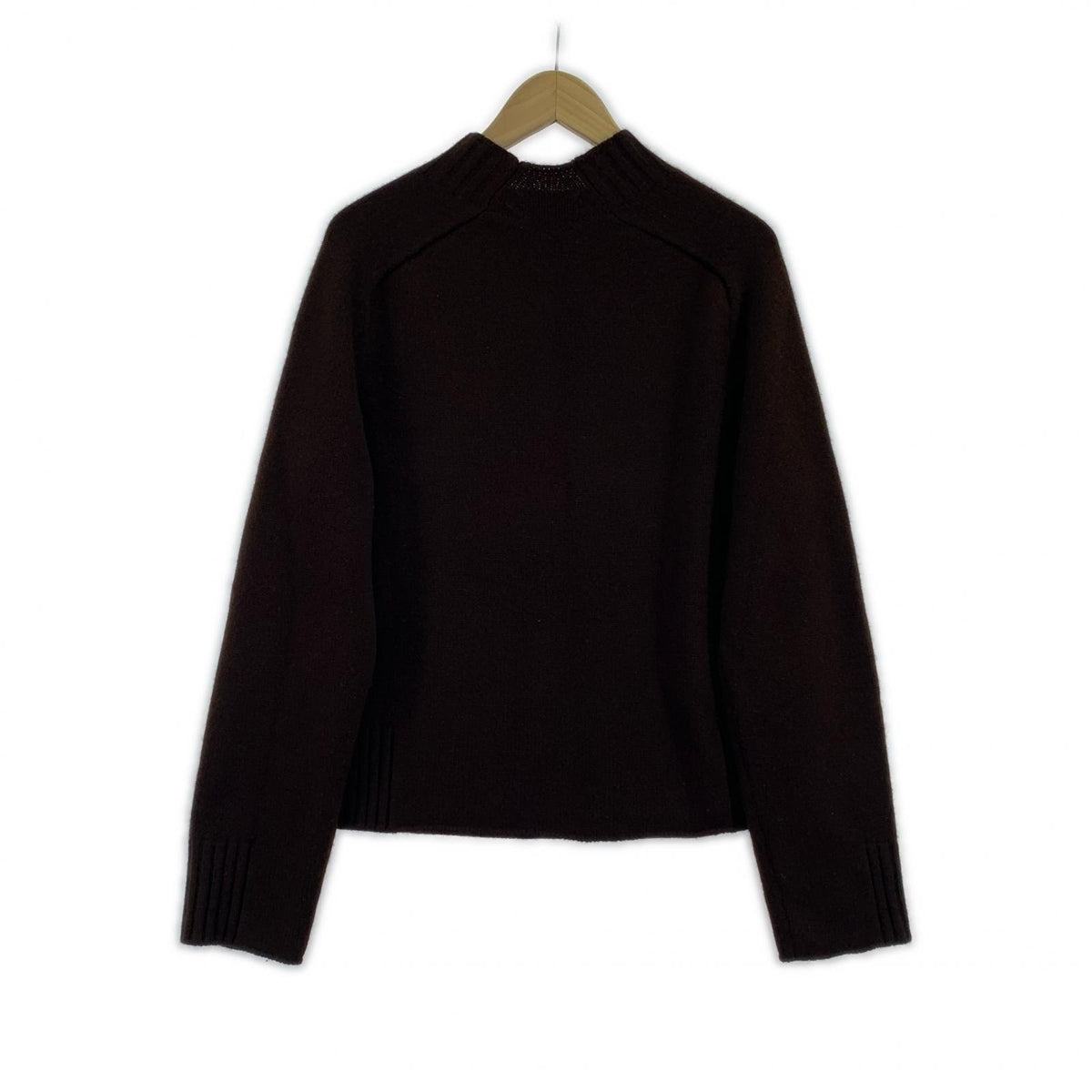 ニット K8.0 hug+ knit ウールカシミヤシルク モックネックニット ブラウン ブラウン