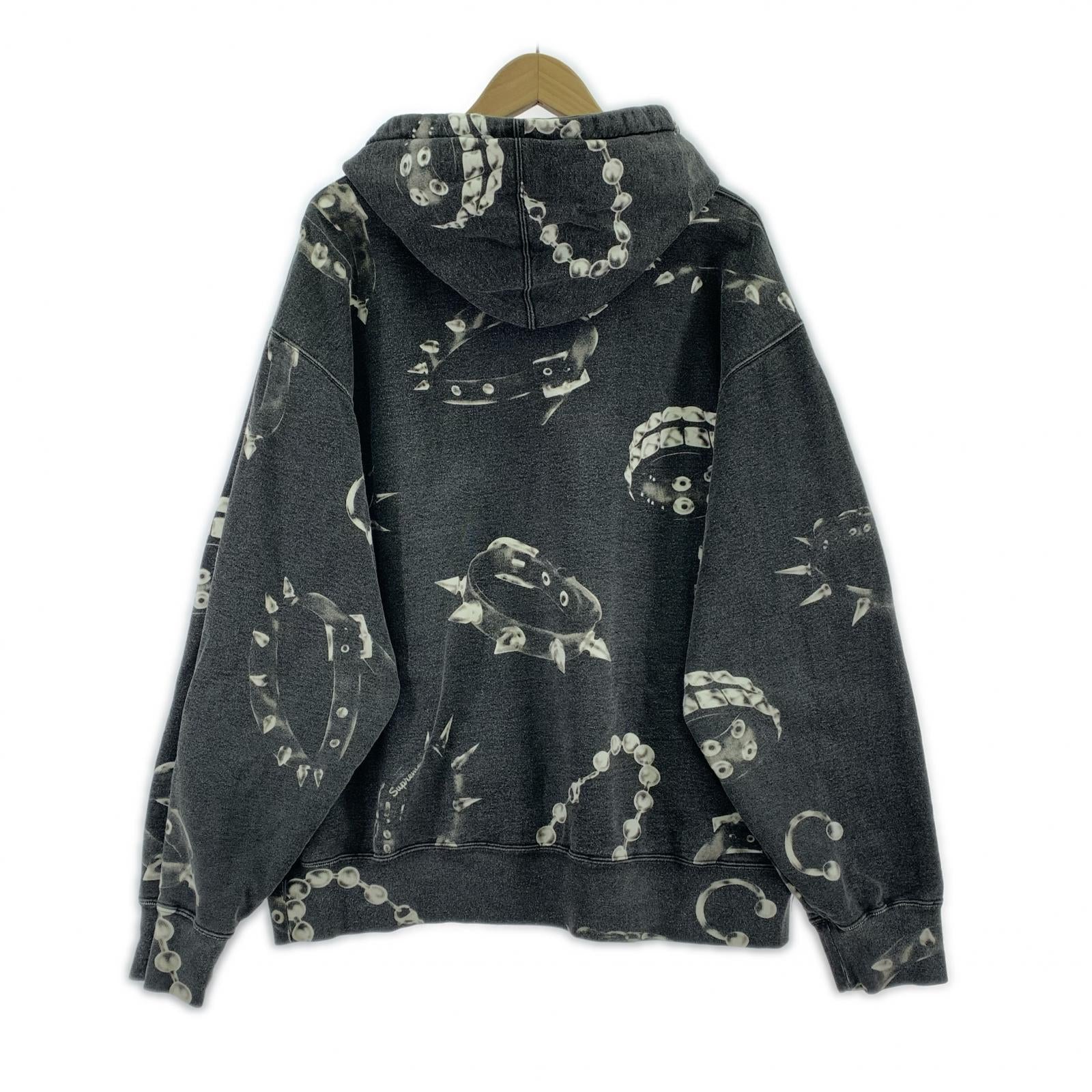 パーカー Supreme 20AW Studded Collars Hooded Sweatshirt L 黒 L ブラック