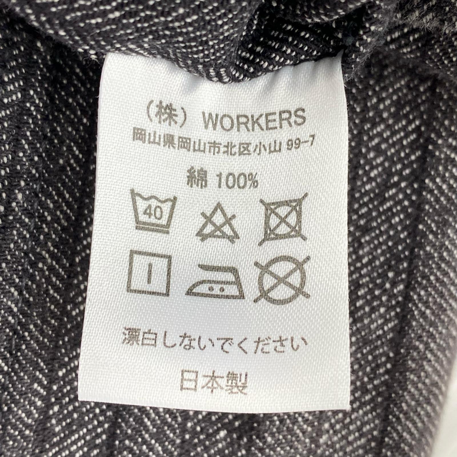 ジャケット Workers ﾍﾘﾝﾎﾞｰﾝ ﾀﾞﾌﾞﾙﾌﾞﾚｽﾄｼﾞｬｹｯﾄ 黒 (38) 38 ブラック