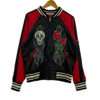 ブルゾン hellcatpunks/BLK×RED/M M