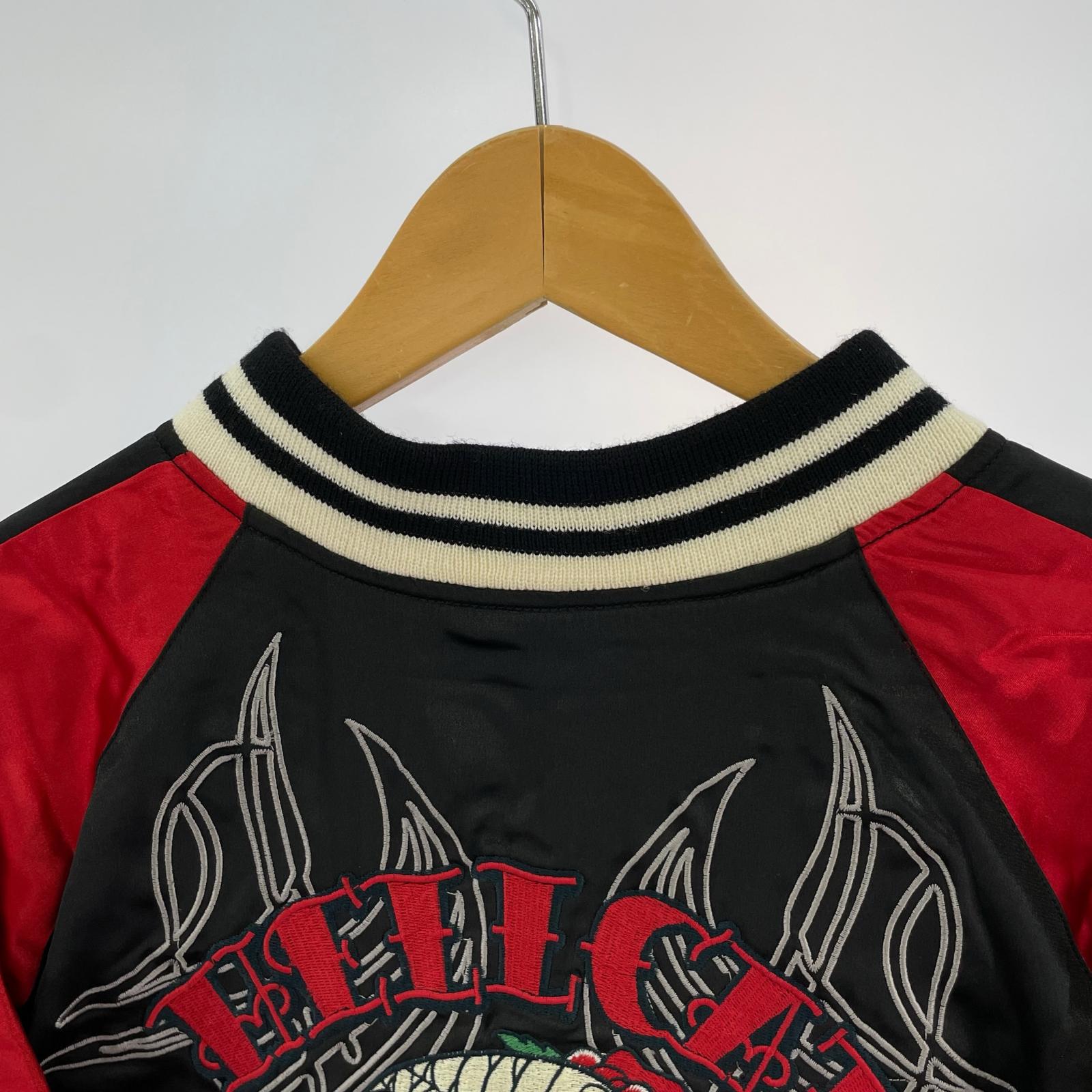ブルゾン hellcatpunks/BLK×RED/M M