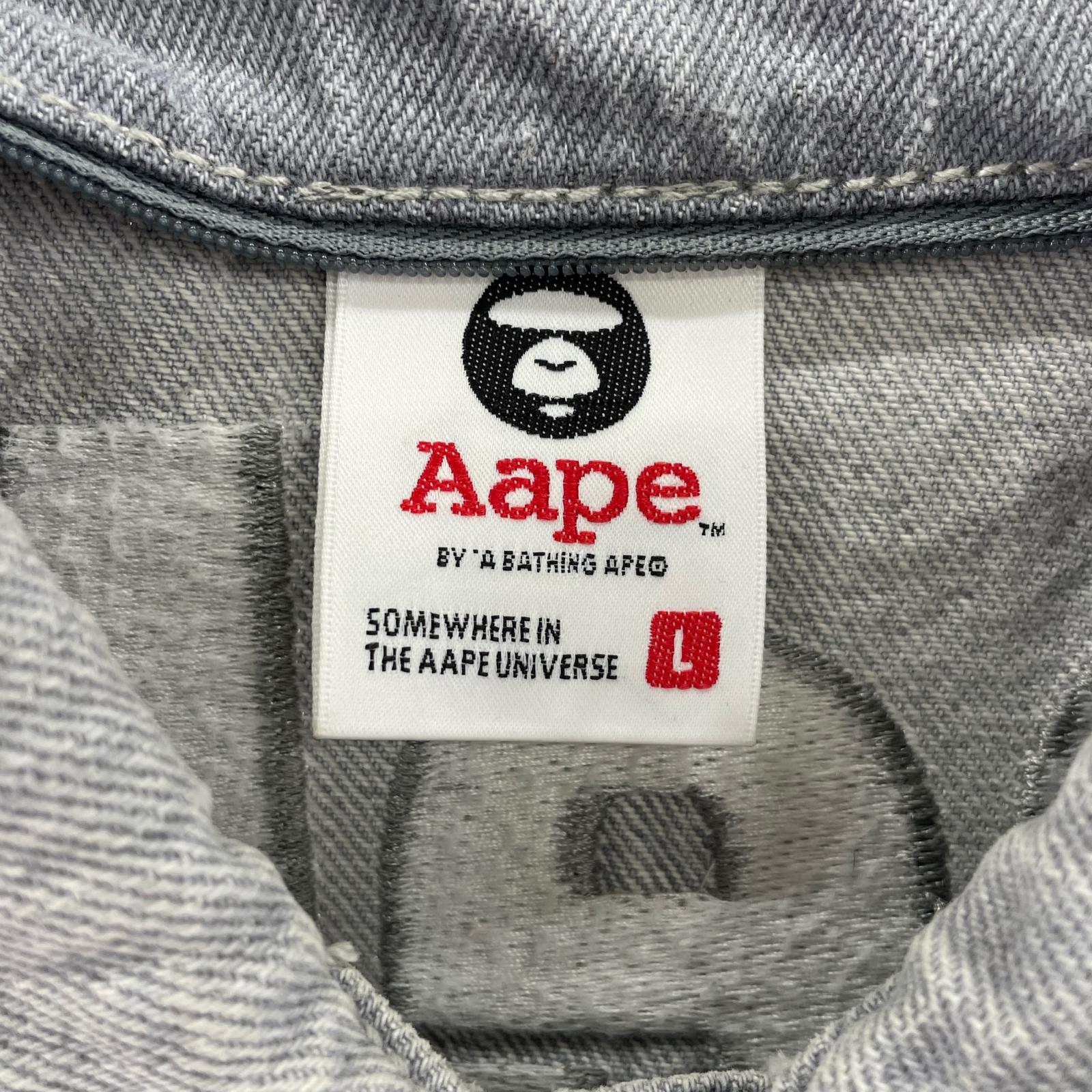ブルゾン AAPLJM7429XXG デニムジャケット L グレー