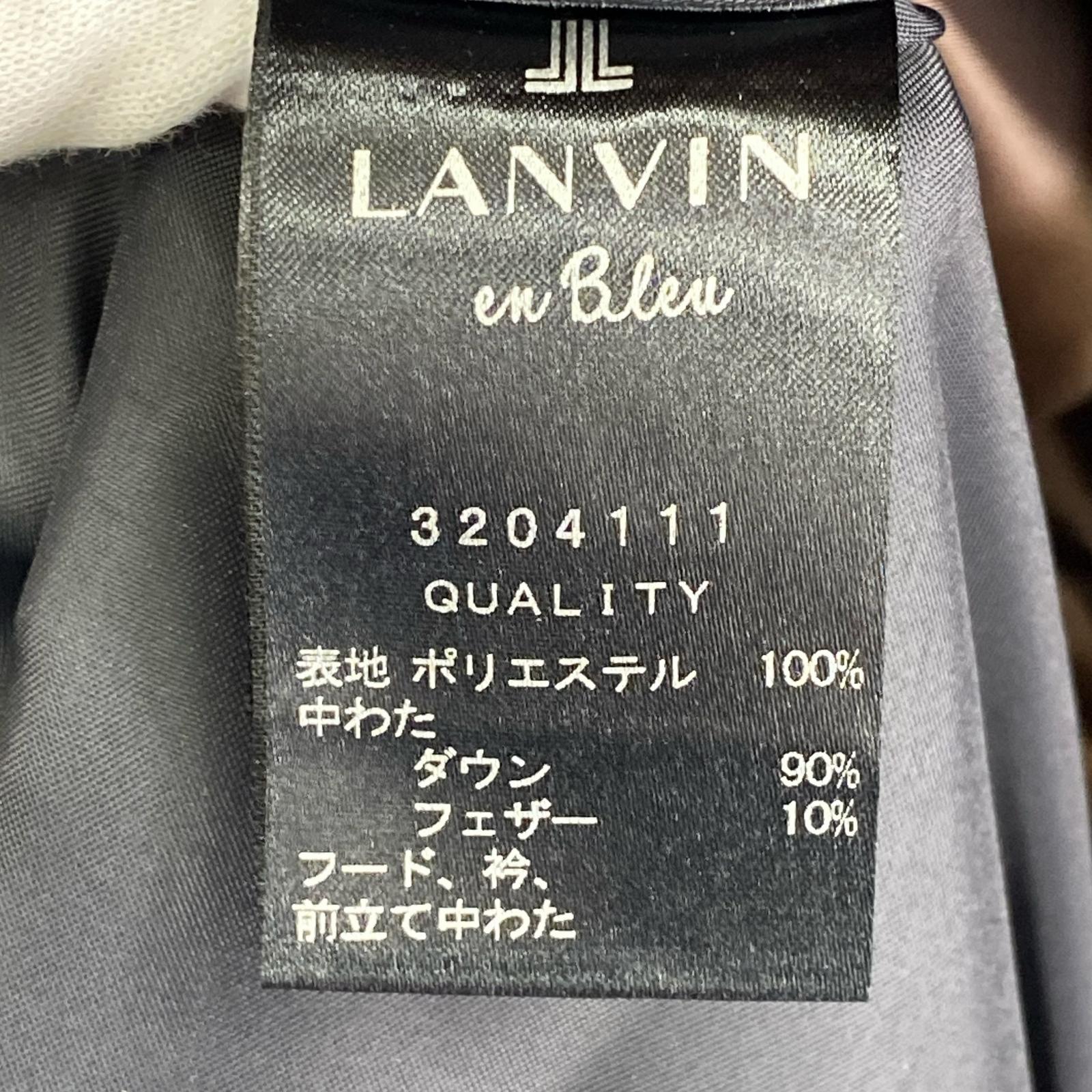 ダウンジャケット ミドル丈ダウンコート 38 ブラウン