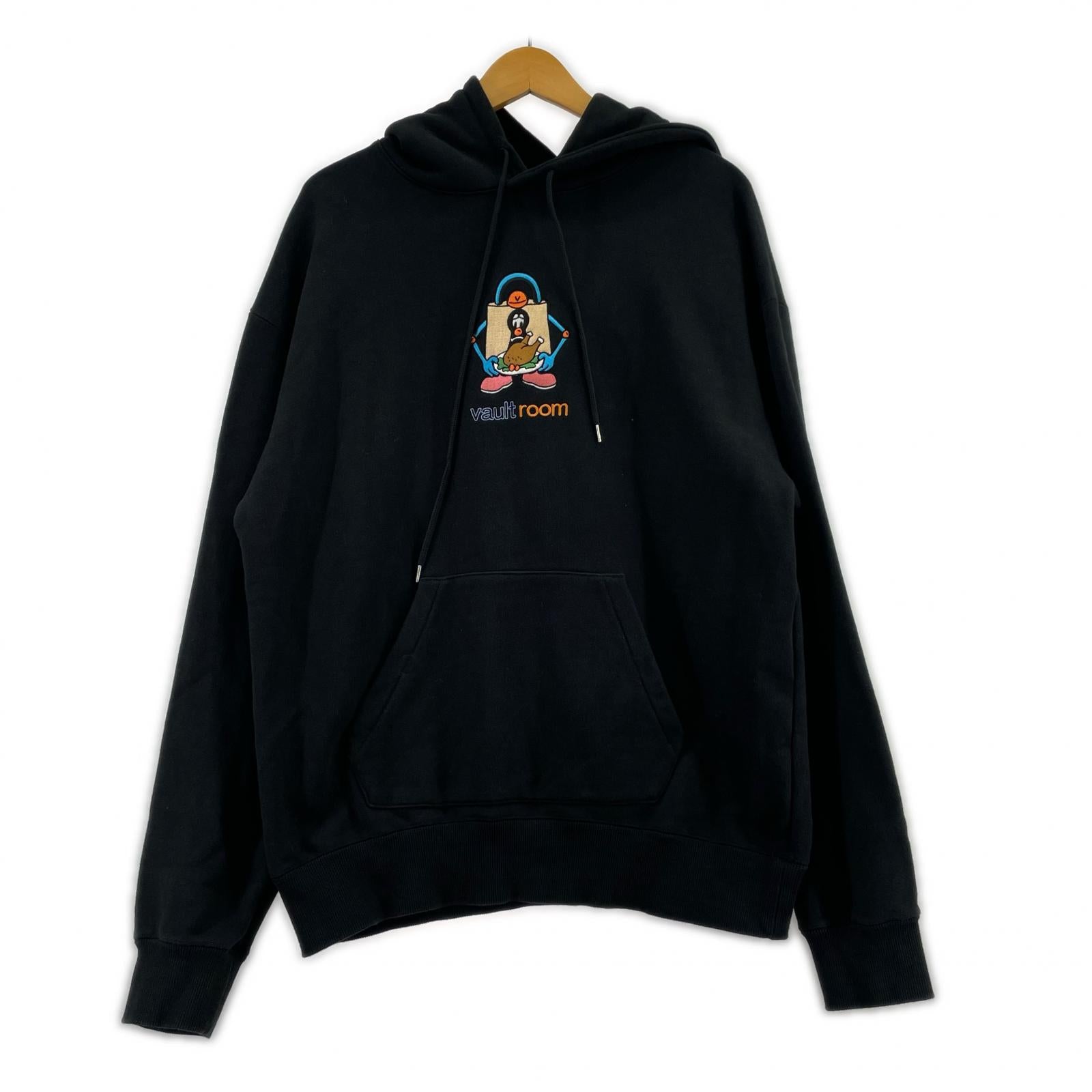パーカー VAULT ROOM CHICKEN HOODIE BLACK L ブラック