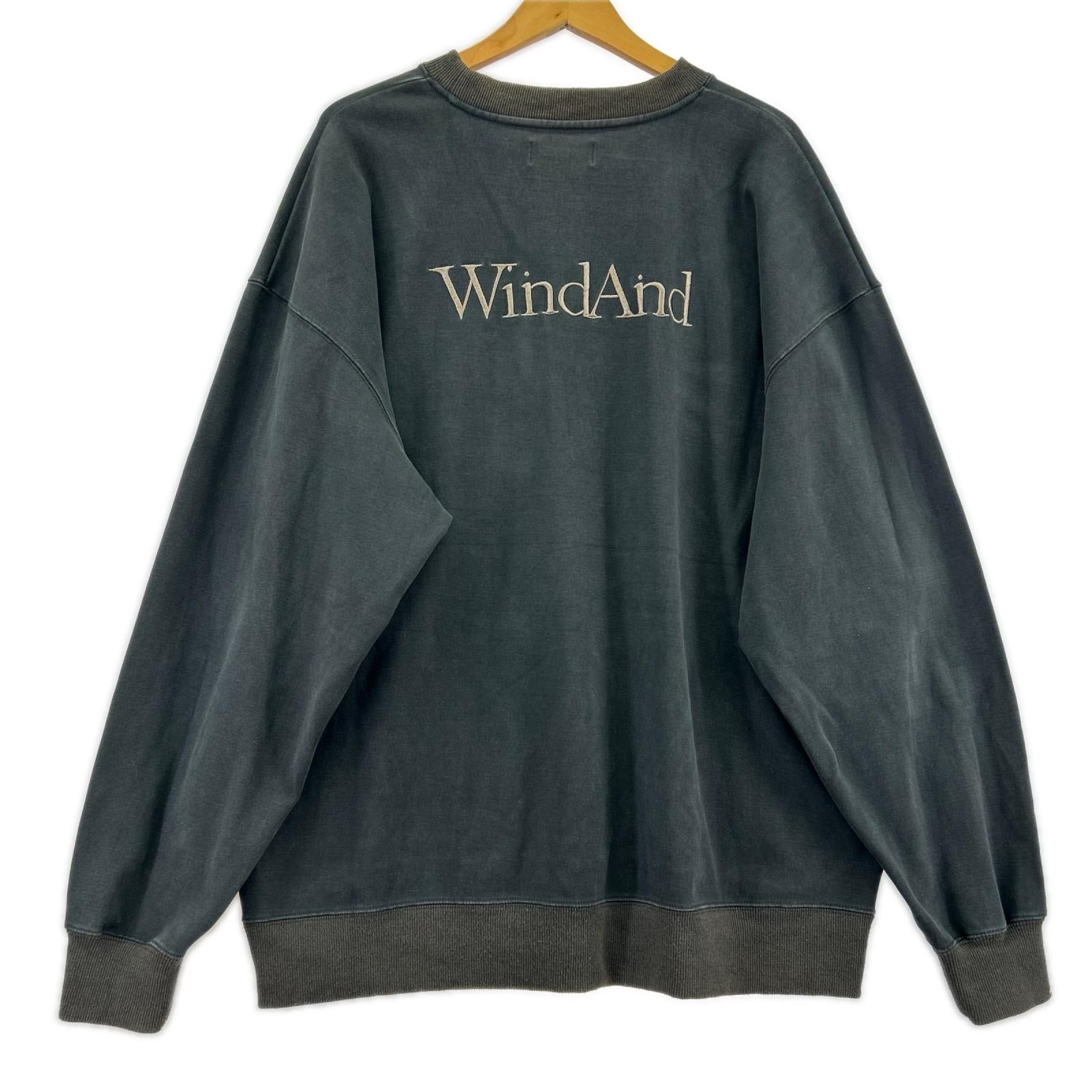 スウェット WIND AND SEA ﾛｺﾞｽｳｪｯﾄ WDS-O-FAL-24Q1-CS-04 ﾁｬｺｰﾙ (XL) グレー