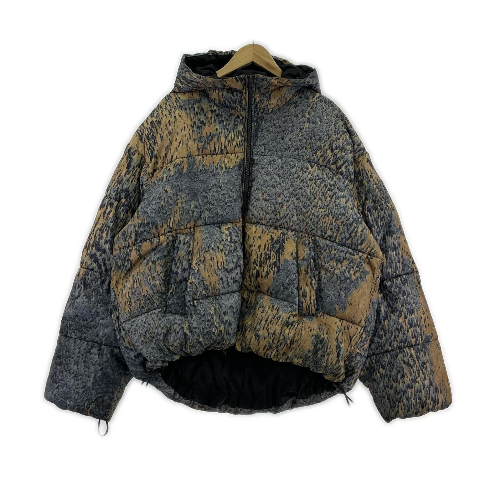 ダウンジャケット DIESEL W-BOGAER Puffer Jack A14520-0NKBJ-9DMA 総柄 (46) 46 マルチカラー