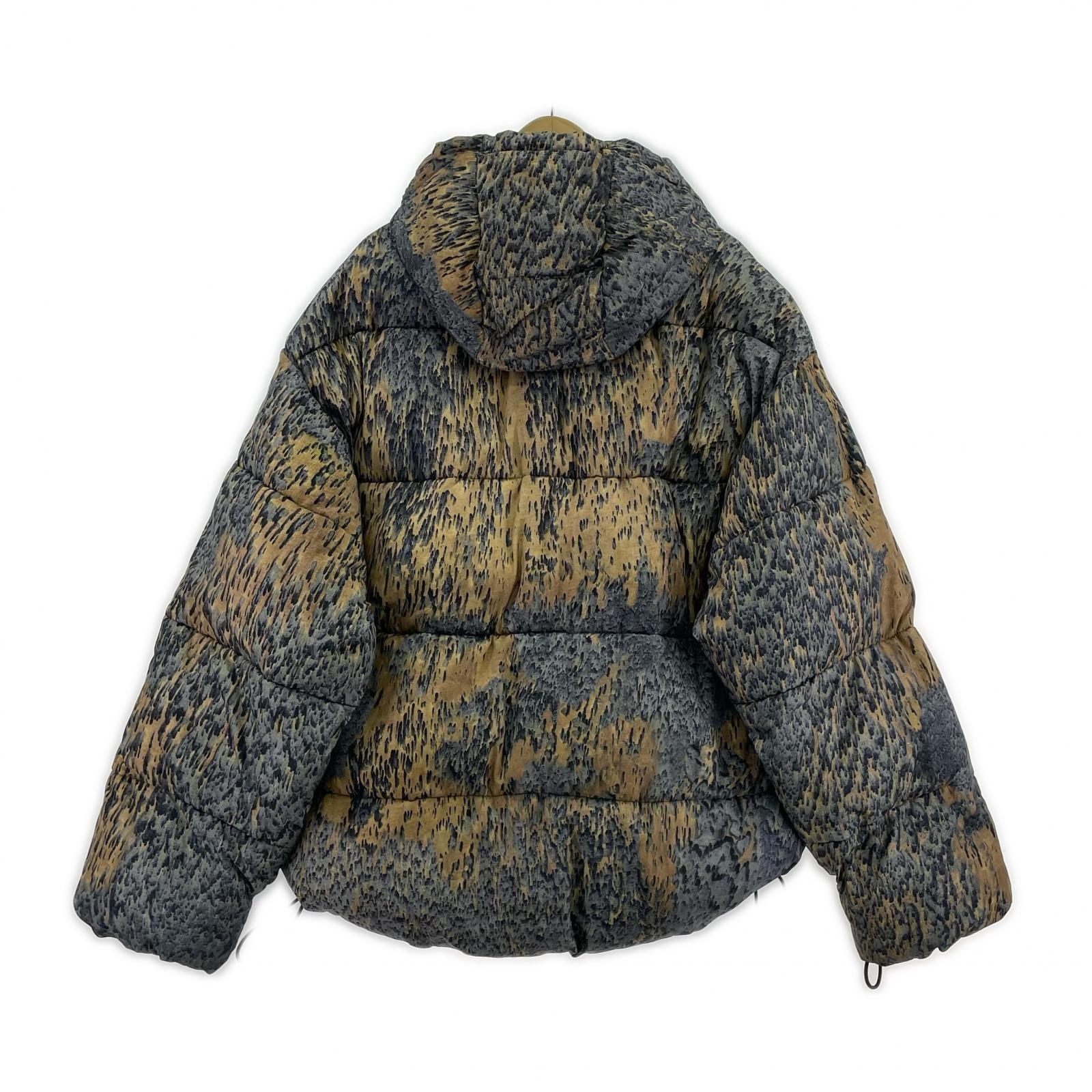 ダウンジャケット DIESEL W-BOGAER Puffer Jack A14520-0NKBJ-9DMA 総柄 (46) 46 マルチカラー