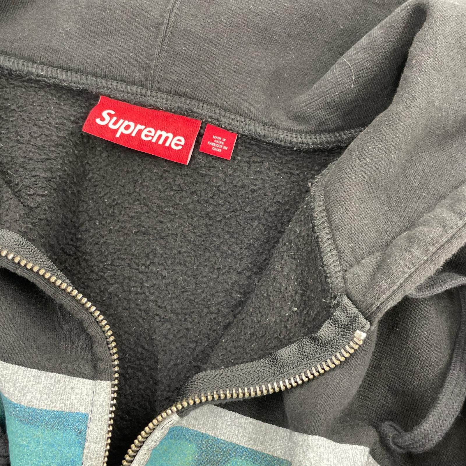 パーカー Supreme 25SS Damien Hirst Zip Up Hooded 黒 (M) M ブラック