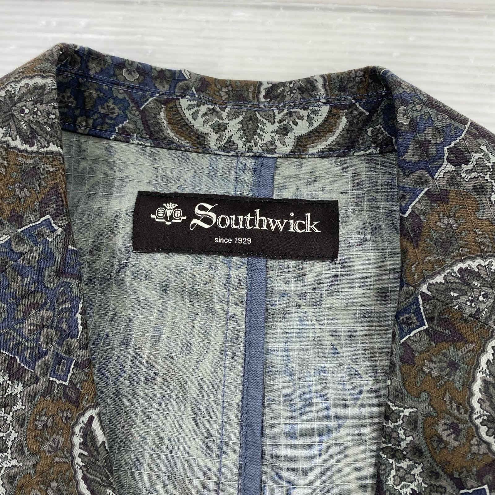 テーラードジャケット Southwick ペイズリー グレー (S) S