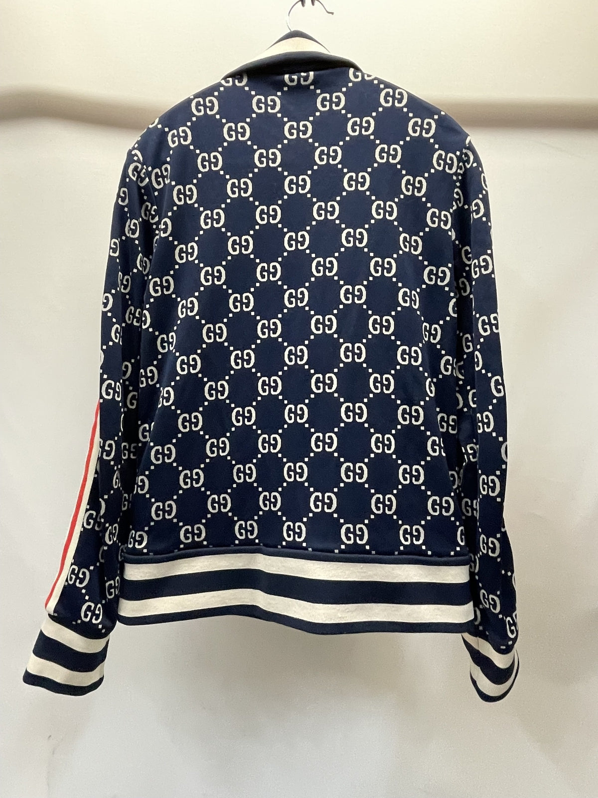 GUCCI 18AW GG JACQUARD COTTON JACKET トラックジャケット ネイビー