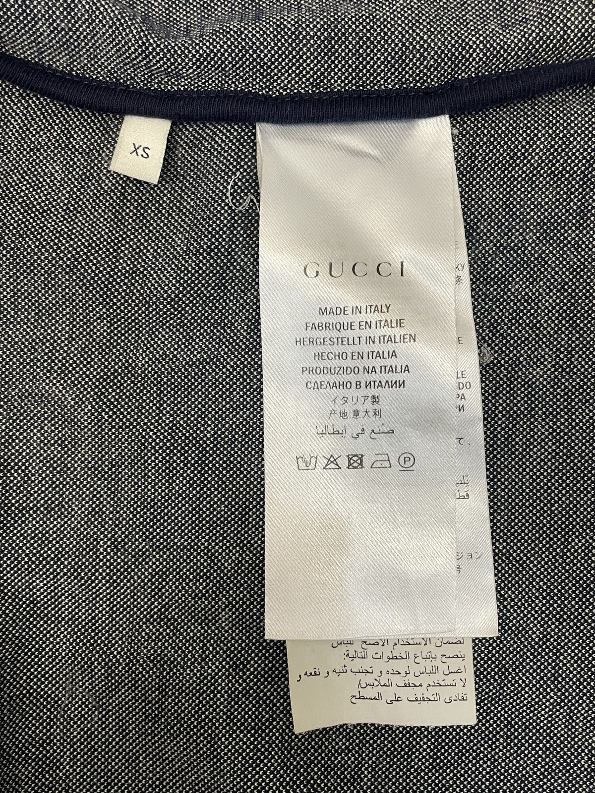 GUCCI 18AW GG JACQUARD COTTON JACKET トラックジャケット ネイビー