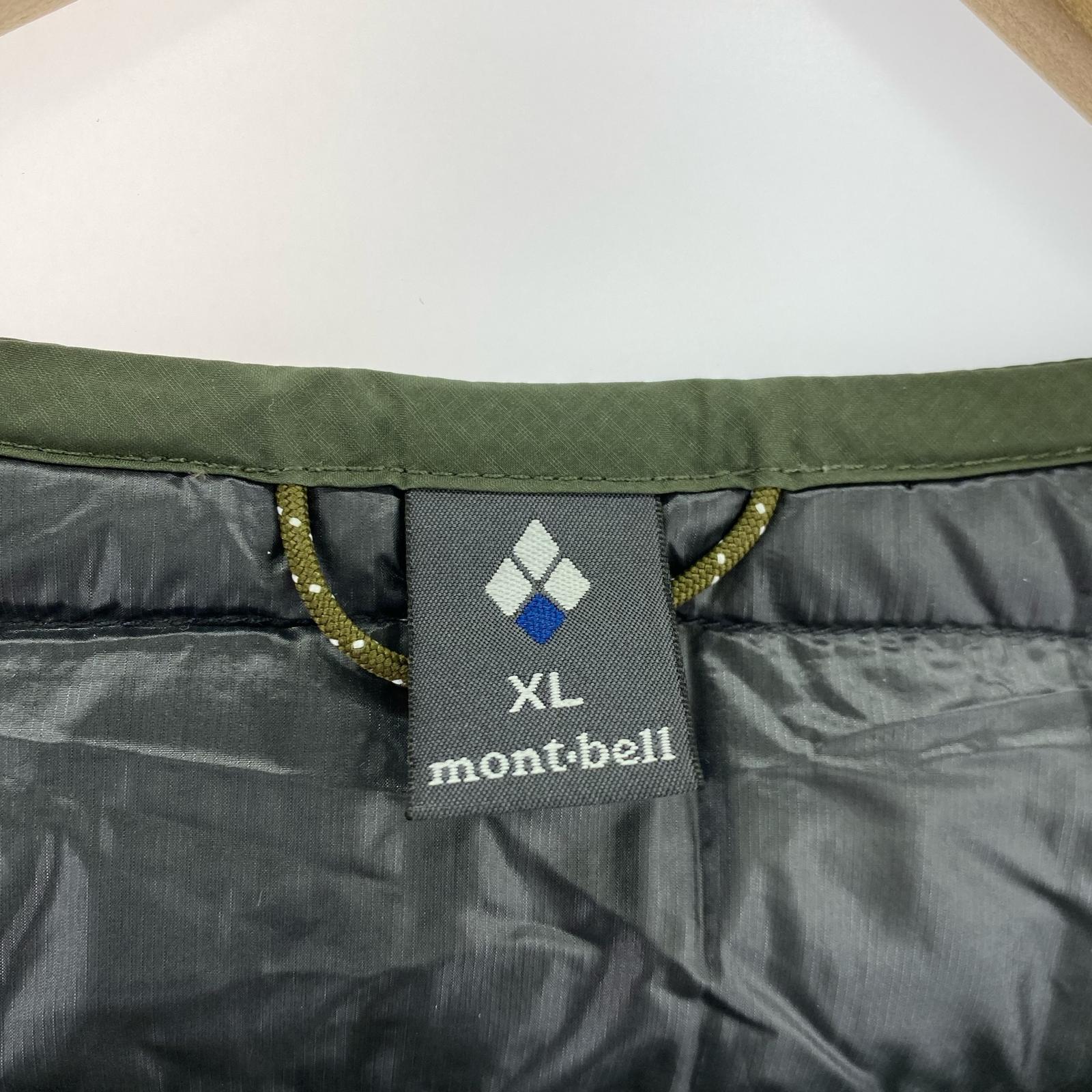 ダウンベスト mont-bell ダウンベスト 1101670 XL グリーン