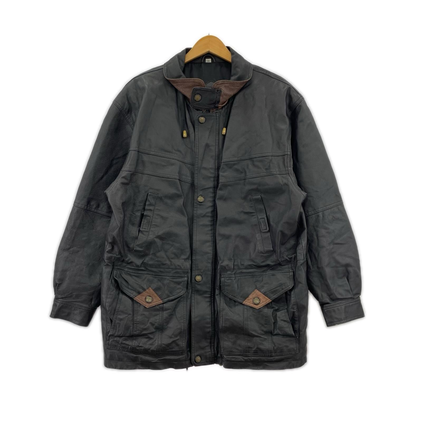 レザージャケット ECHTES LEDER ブラック (50) ブラック