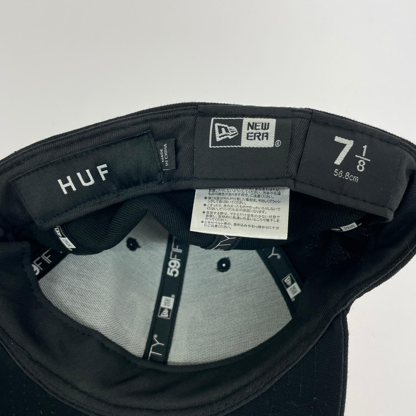 キャップ HUF×NEW ERA ブラック