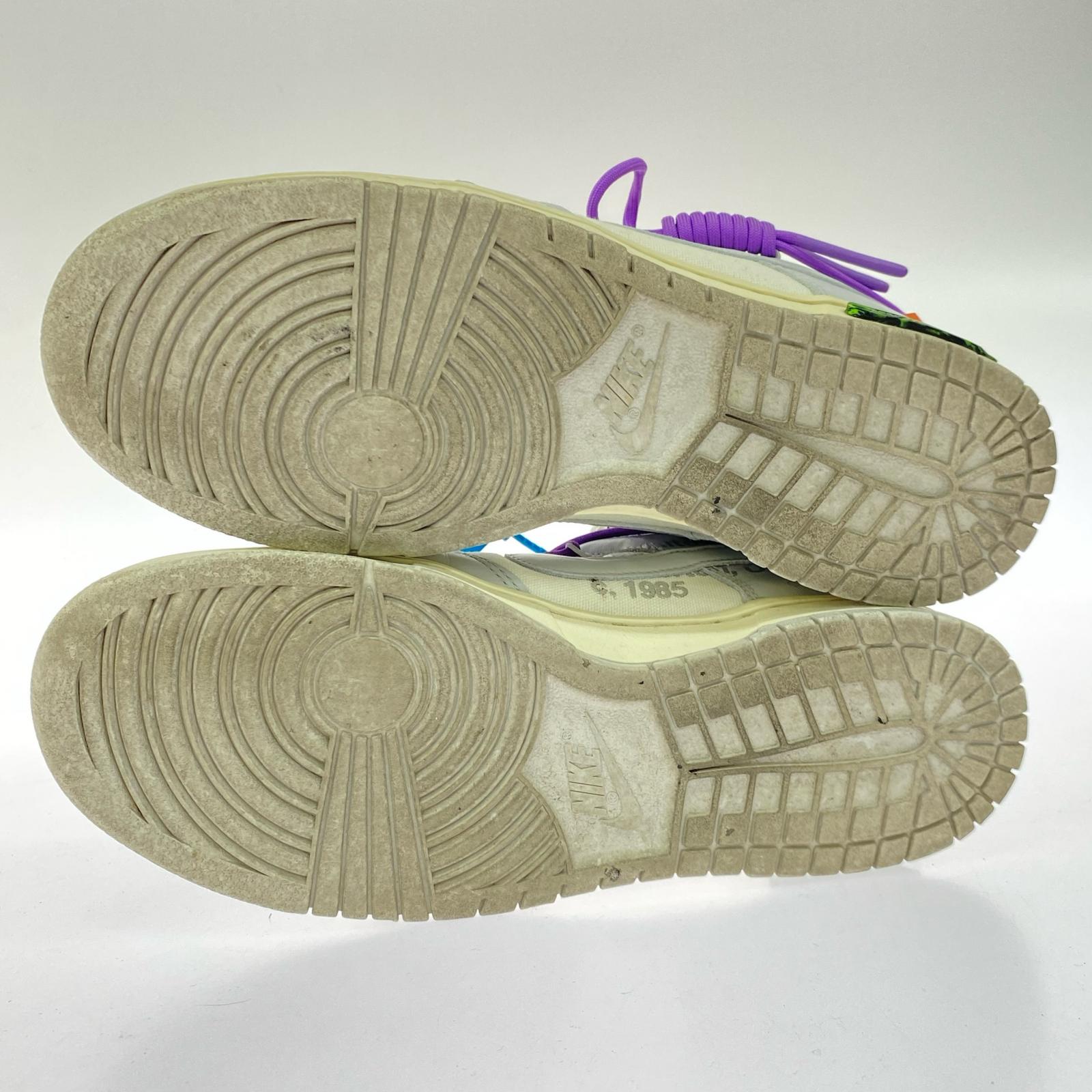 スニーカー OFF-WHITE × NIKE DUNK LOW 1 OF 50 "47" 27cm (US9 UK8 1/2 EU44)