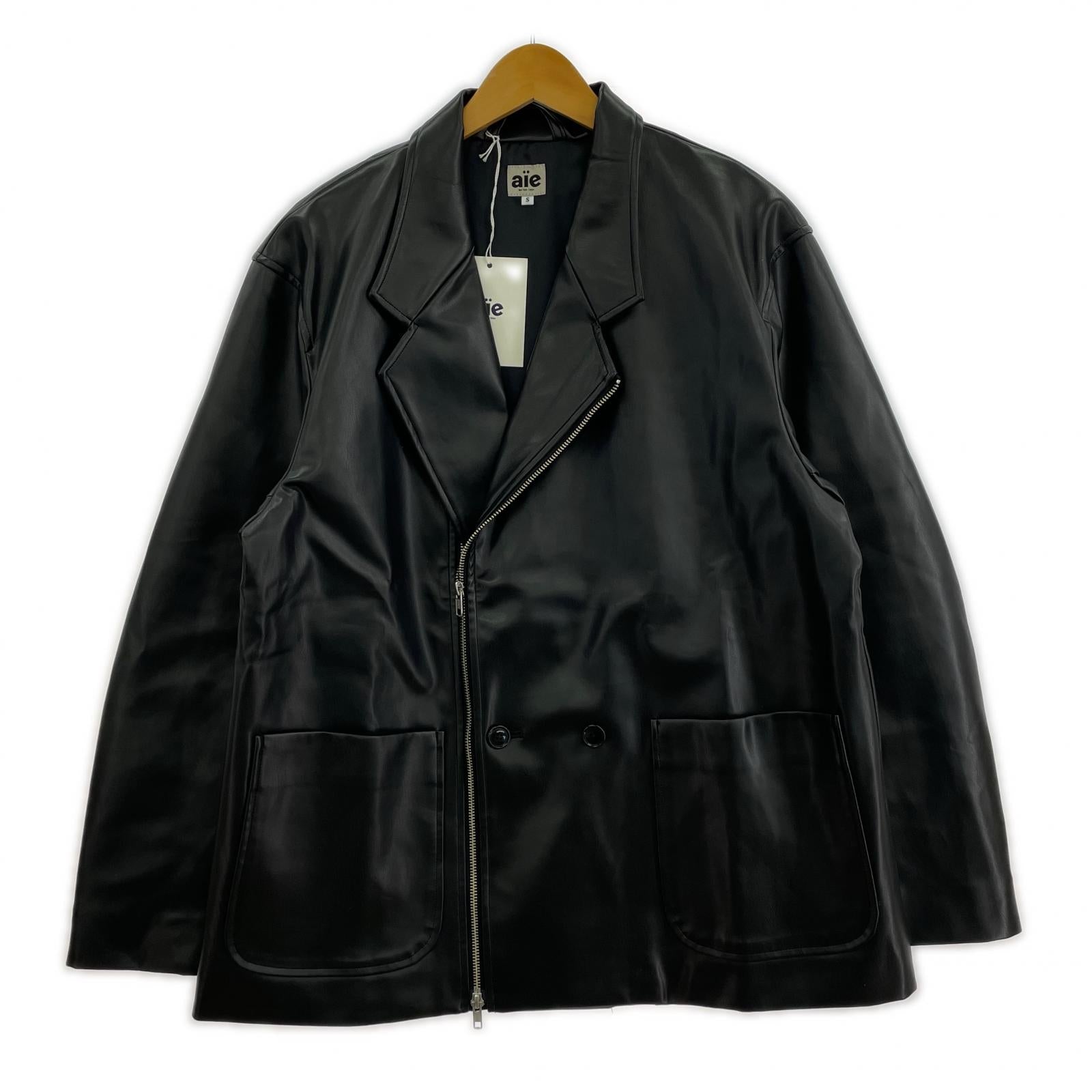 レザージャケット EZ JACKET (SYNTHETIC LEATHER)/S/ブラック/PU625 S ブラック