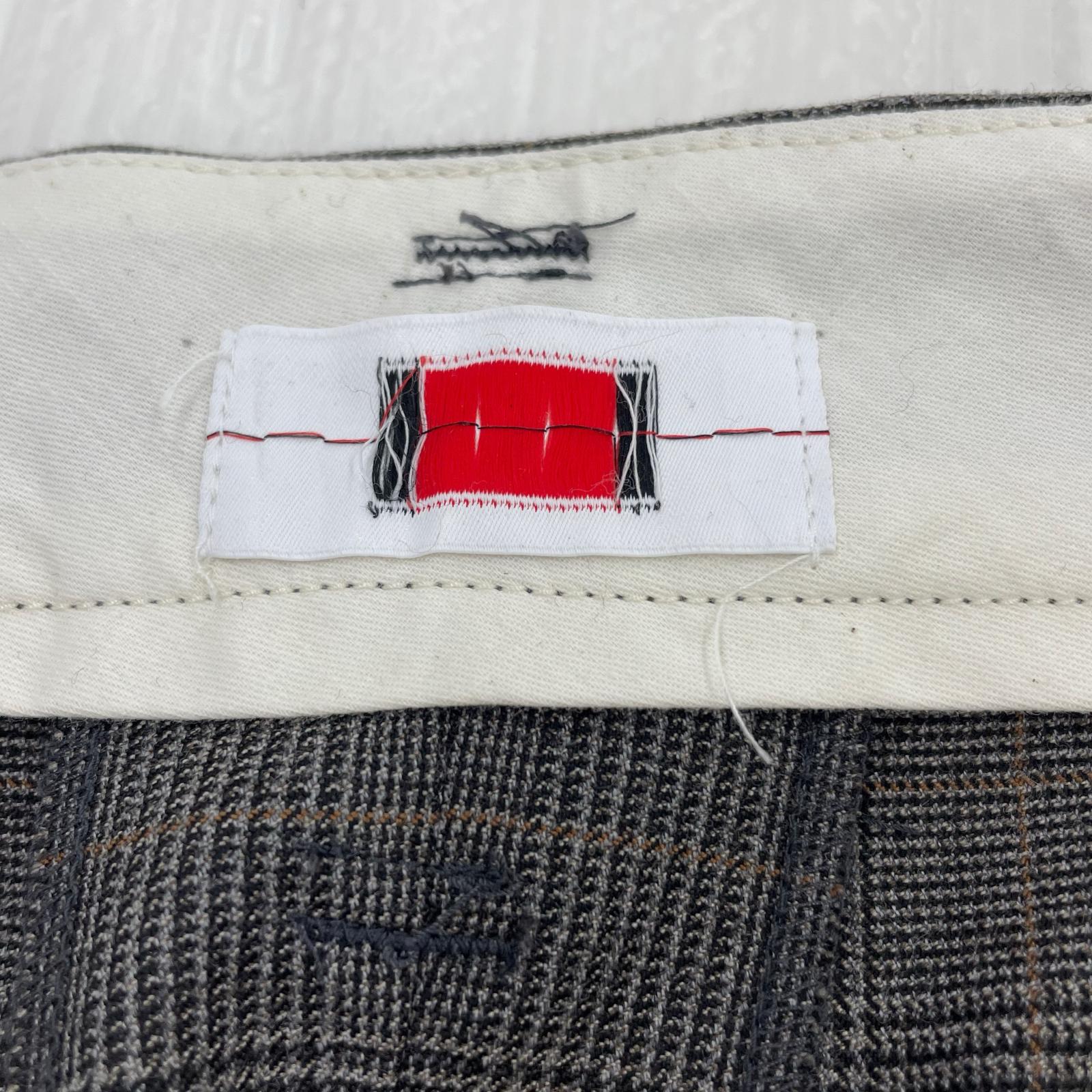 パンツ Saxony wool wide cropped pt/2/グレンチェック/24aw pt-2 2
