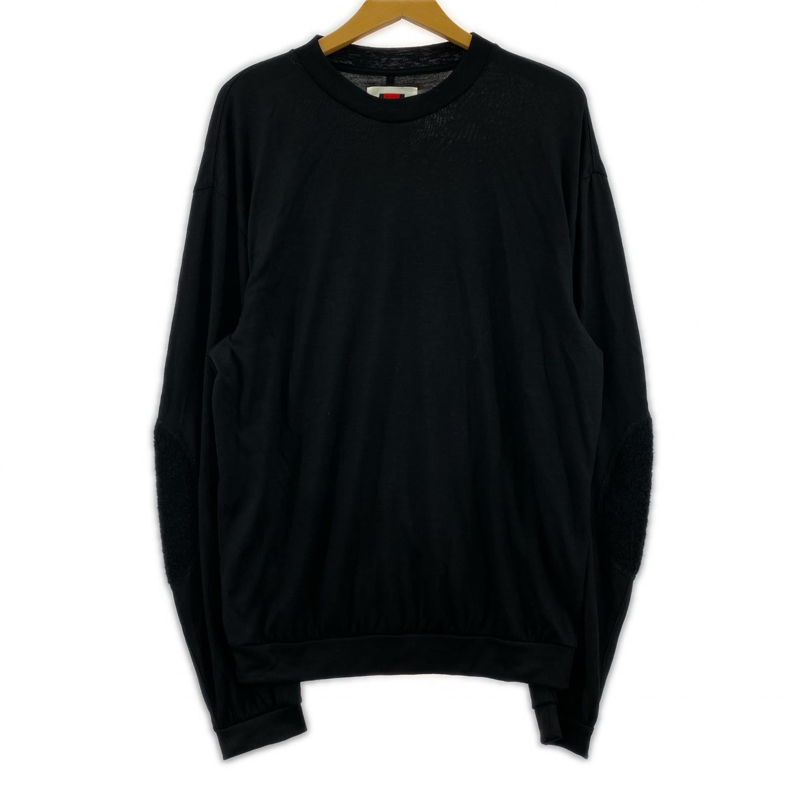 長袖Ｔシャツ Fine Wool long T/3/ブラック/25aw CT-5 3 ブラック
