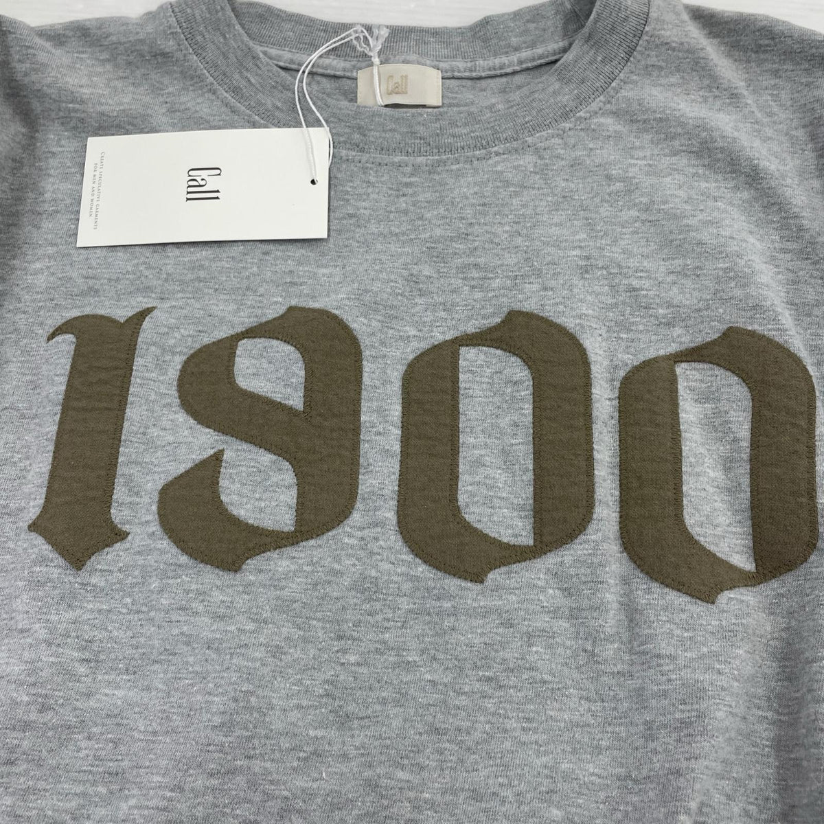 半袖Ｔシャツ 1900 Tee ワッペン グレー (3) 3 グレー