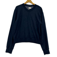長袖Ｔシャツ call ウールVネックロングスリーブ 1 ネイビー