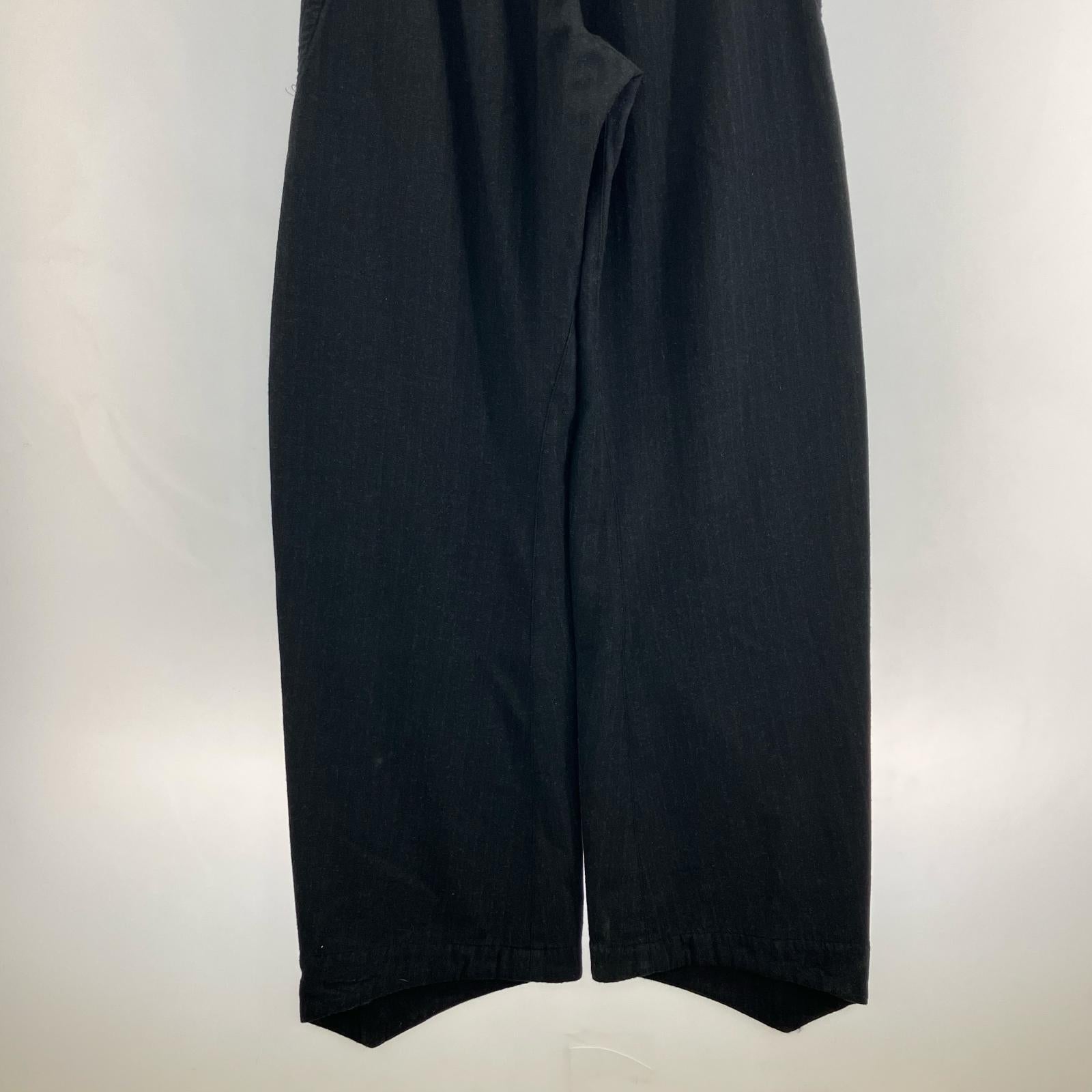 パンツ WASHED DRAW CODE TROUSERS CHARCOAL (2) 2 ブラック