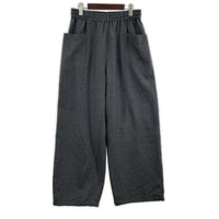 パンツ WIDE WOOL TROUSERS 2 GRAY 2 グレー