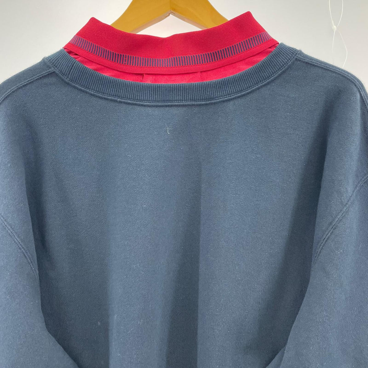 スウェット UNIFORM LAYERED SWAET SHIRT 紺 (M) M ネイビー