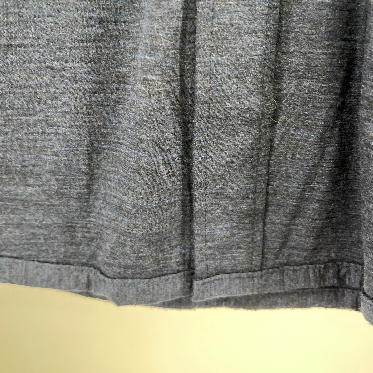 長袖シャツ Dhal SUPER 120'S TOP WOOL JERSEY FLAP SHIRT DSUE683 紺 (2) ﾀｸﾞ付き 2 ネイビー