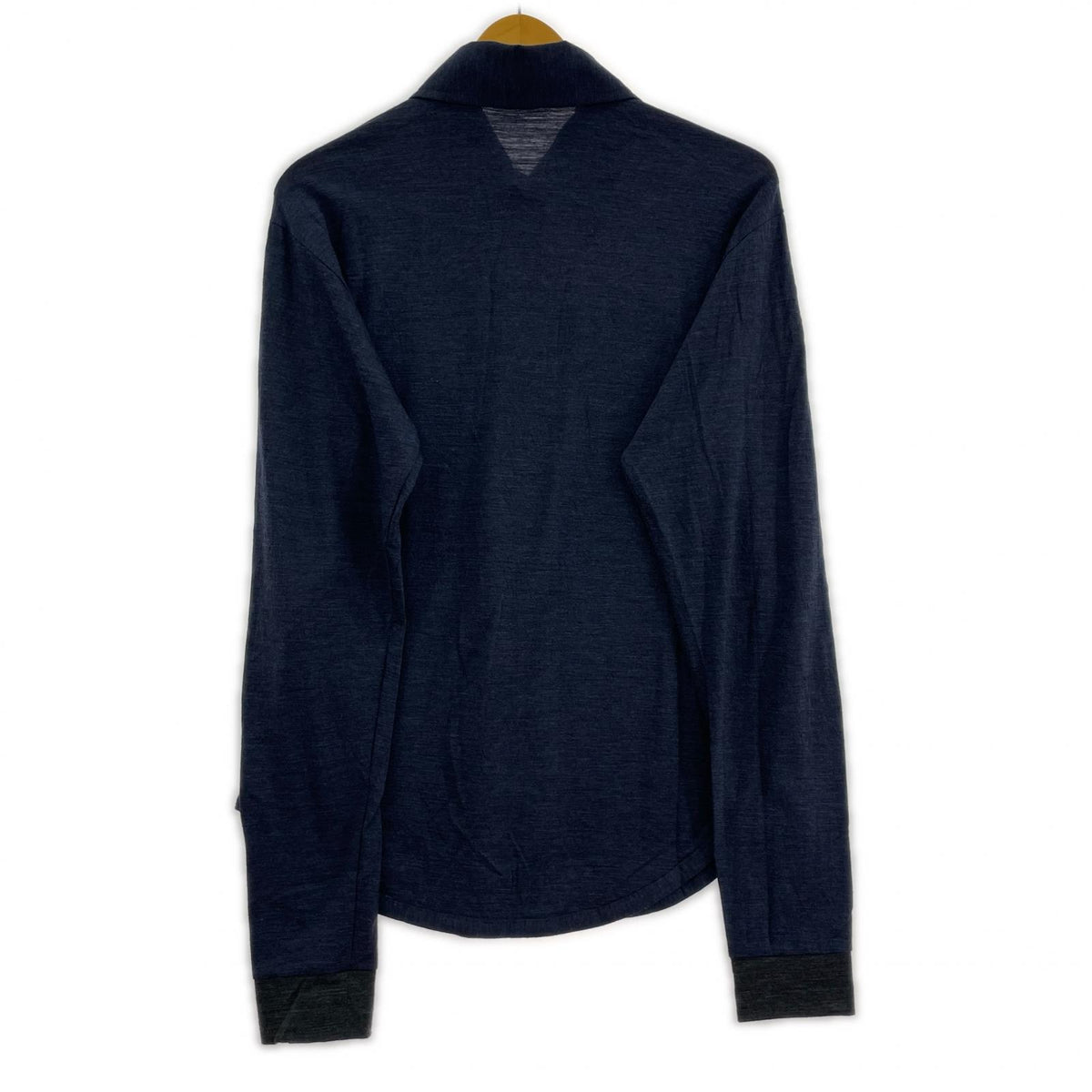 長袖シャツ Super120’ｓ TOP Wool Jersey Flap Shirt (0) 0 ネイビー