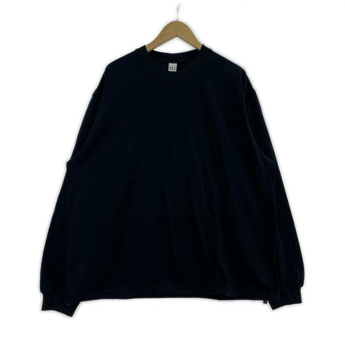 長袖Ｔシャツ T002 LS T-SHIRTS 黒 (XL) ブラック