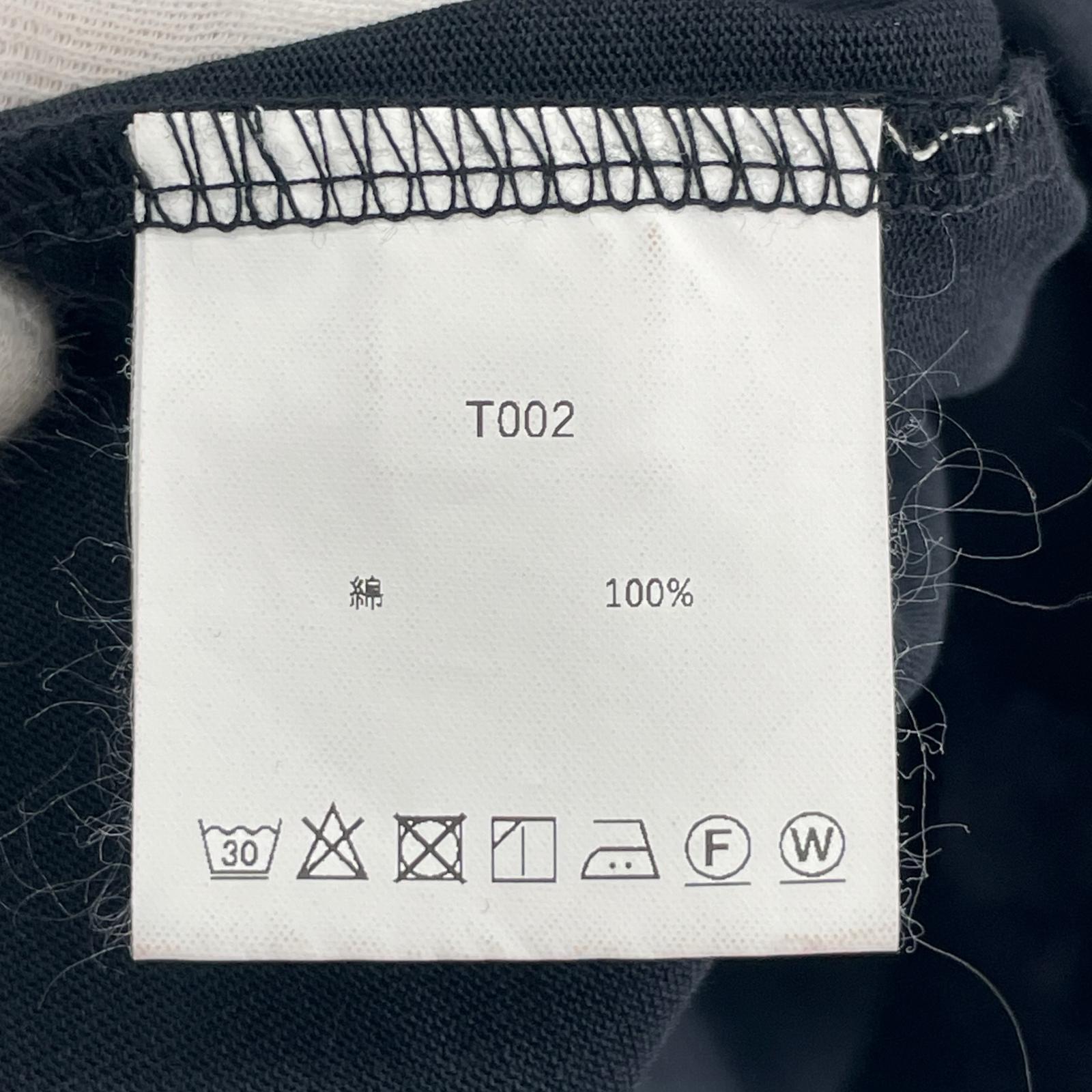 長袖Ｔシャツ T002 LS T-SHIRTS 黒 (XL) ブラック